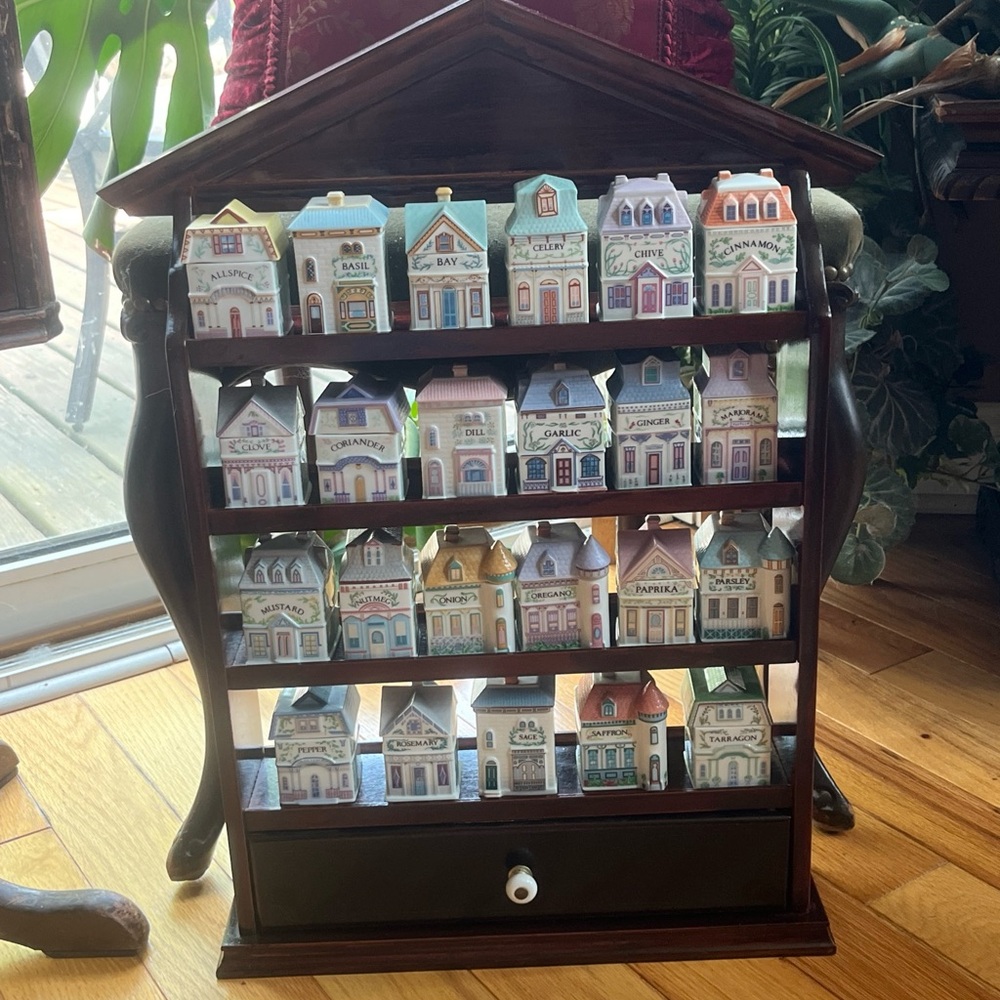Lenox Spice Village with rack-1987. Very popular and cute - Picture 6 of 7